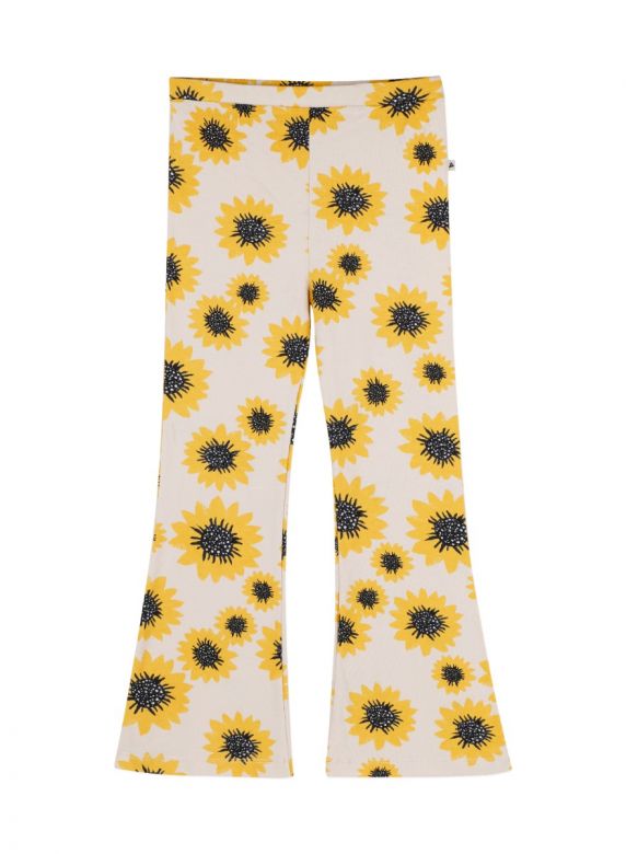 zak Voeding Leeuw Ammehoela Liv Flared Pants Sunflowers Yellow Screen