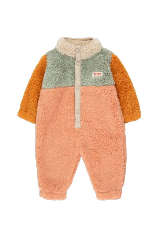 Tiny Cottons Color Block Polar Sherpa One Piece