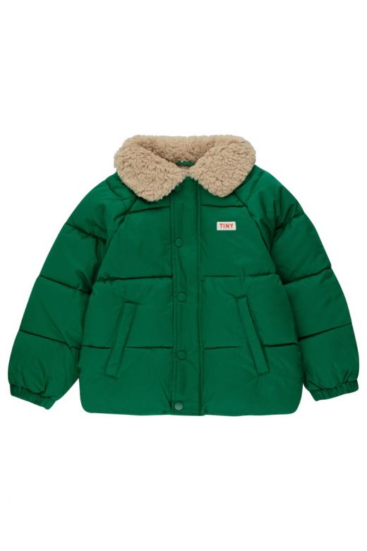 laten vallen haat ontrouw Tiny Cottons Solid Padded Jacket Grass Green