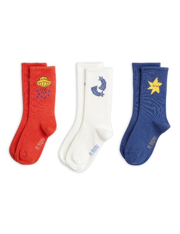 MINI RODINI UFO 3-PACK SOCKS MINI RODINI UFO 3-PACK SOCKS