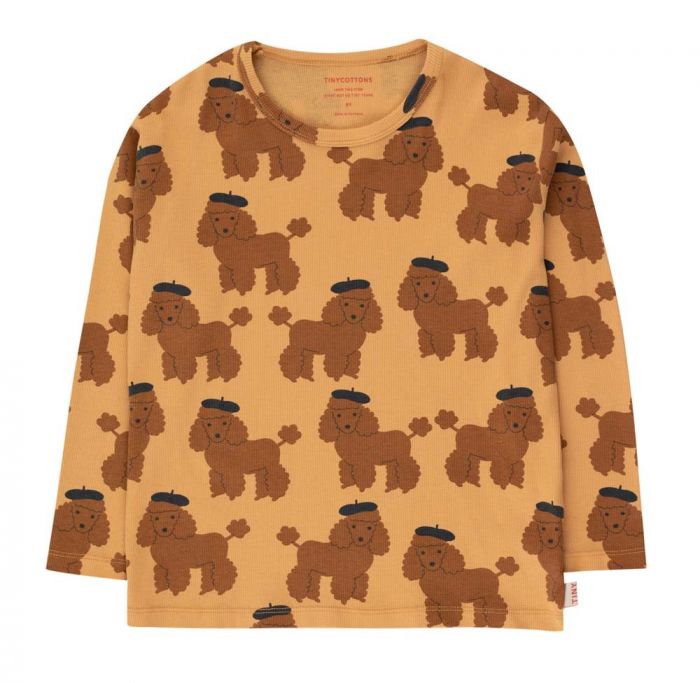 TINYCOTTONS TINY POODLE TEE almond